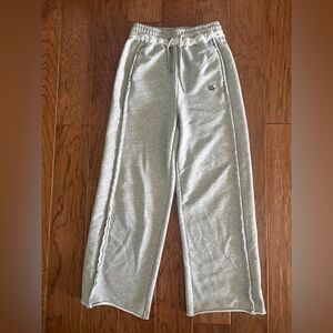 Aelfric Eden Gray Baggy Sweatpants Raw Hem Size Small